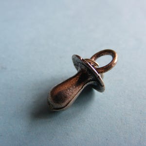 Vintage Sterling Silver charm Pacifier Dummy  (H)