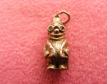 SALE E) Vintage Sterling Silver Charm Charms Uncle Bulgaria - Womble of Wimbledon TV