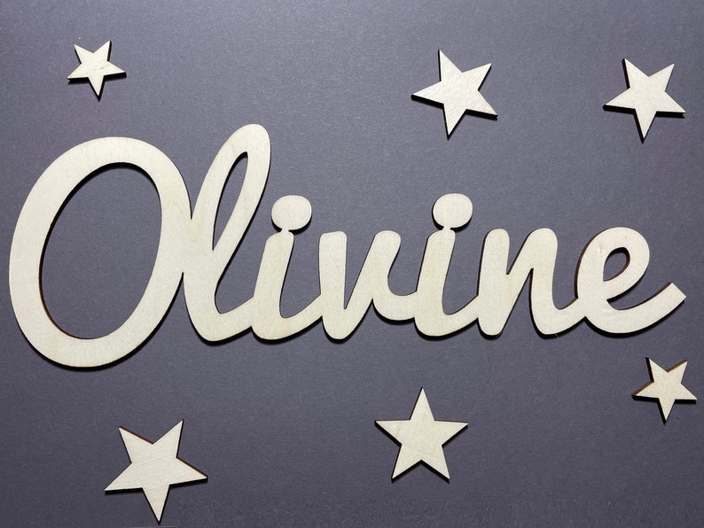 Custom Made, Large Size First Name or Word for Decoration Etsy