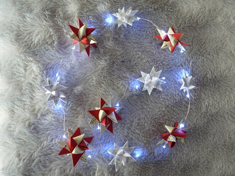 Guirlande lumineuse étoile origami image 4