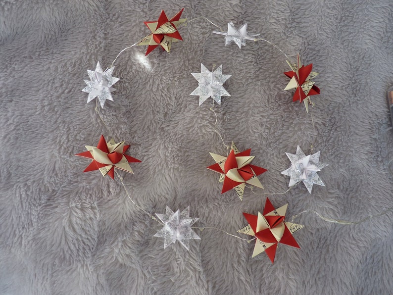 Guirlande lumineuse étoile origami image 3