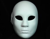 Halloween Female Girls Women White Full Face Mask DIY mask base
