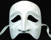 Full Face Tradegy Mask Base Paint your own Halloween Mask