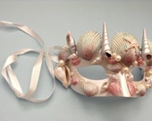 Mermaid Masquerade mask Seashells Princess Half face Mask dress up Party Wear