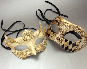 Black Masquerade Skull Lion Cow Devil Wolf Gladiator Halloween DIY Costume Mask