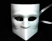 DIY Venetian BAUTA Full Face Mask Base Paint your own Halloween Mask