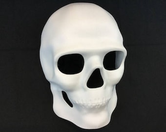 Halloween White Skeleton Mask DIY mask base