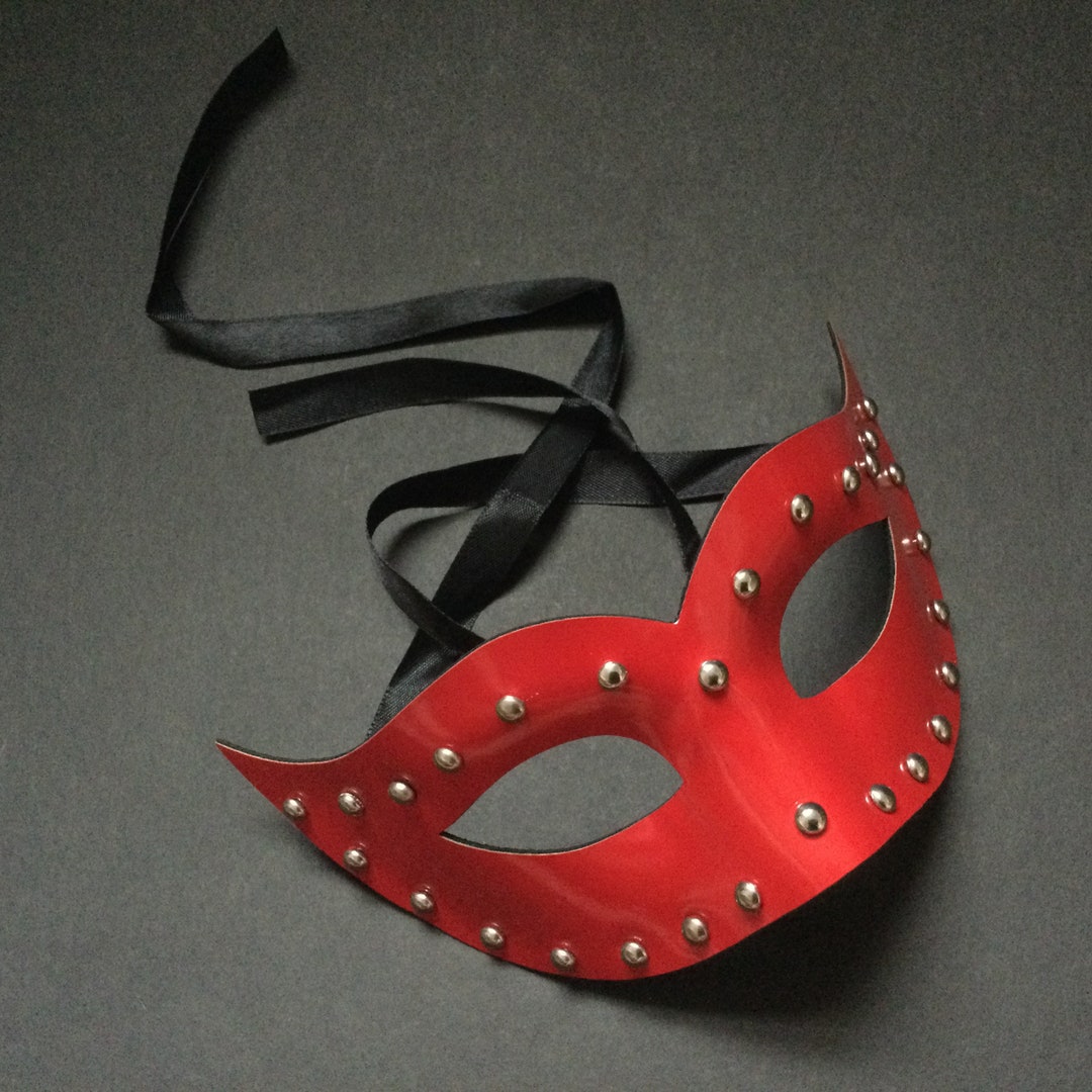 PU Leather Soft Bendable Masquerade Ball Eye Mask Etsy