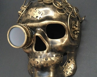 Mens Halloween Mask Masquerade Skull Skeleton Mask Unisex