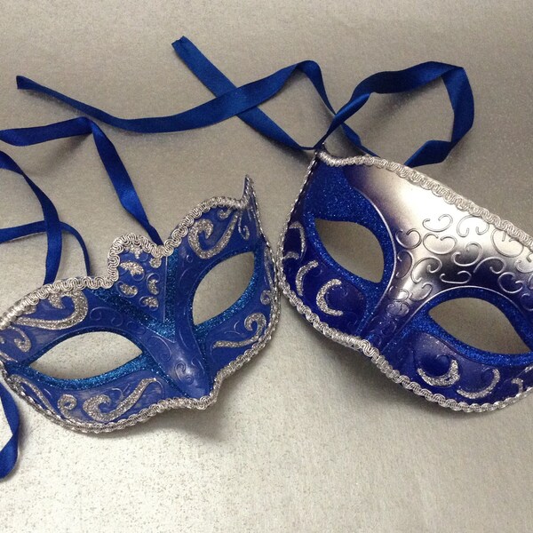 Blue Eye Mask Costume Etsy
