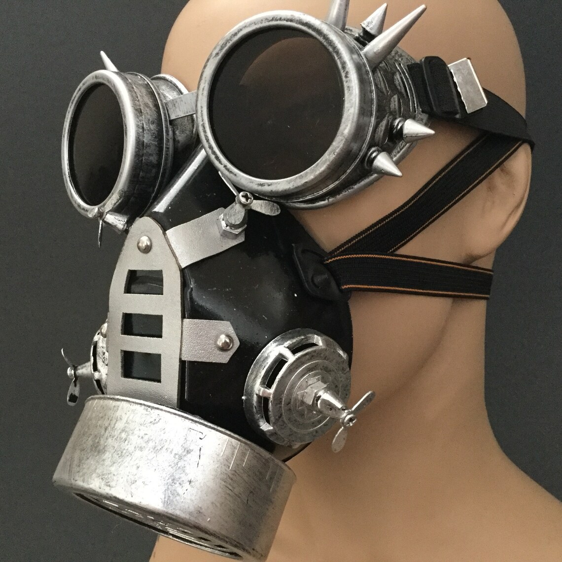 Gas Mask Steampunk Costume Cosplay Masquerade Mask Unisex Etsy
