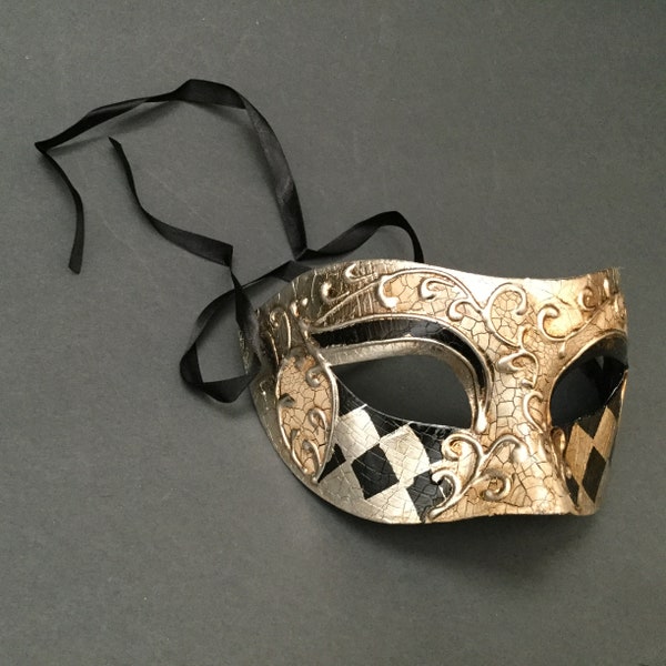 Harlequin Mask Etsy