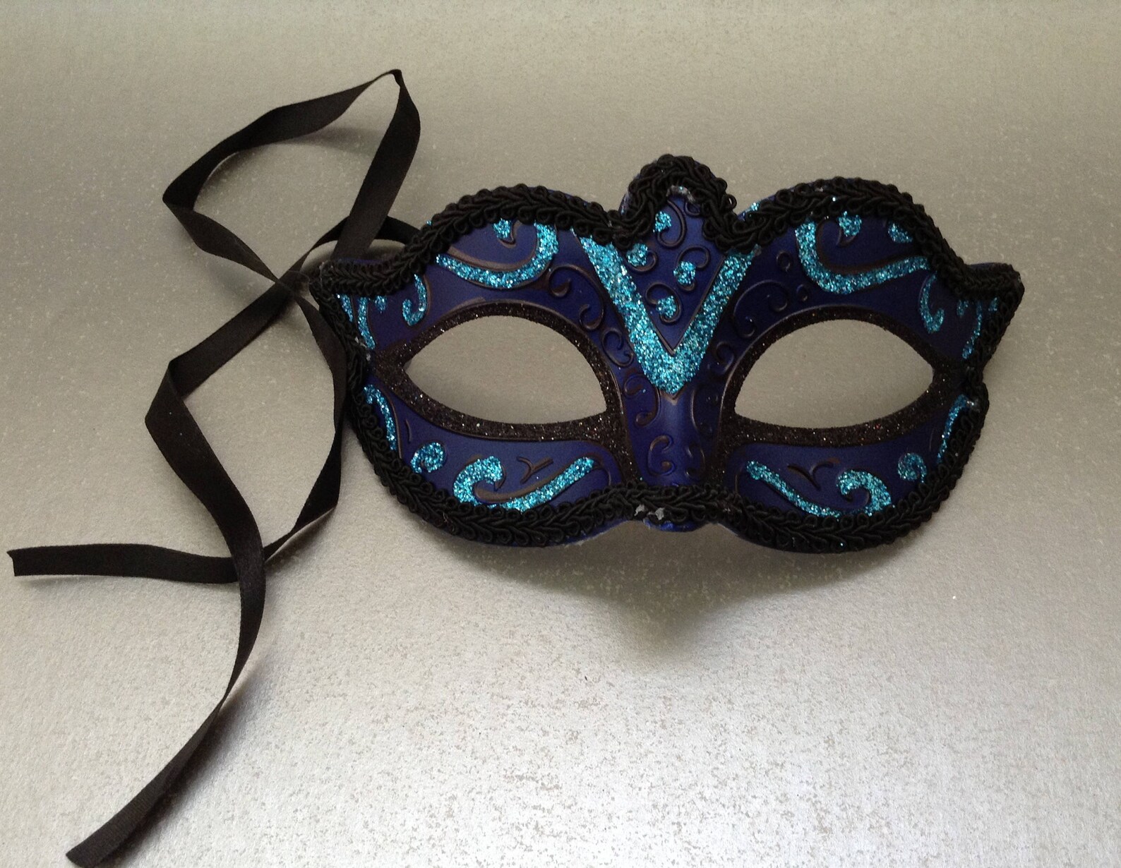 Dark Blue Masquerade Ball Mask for Girls and Women - Etsy