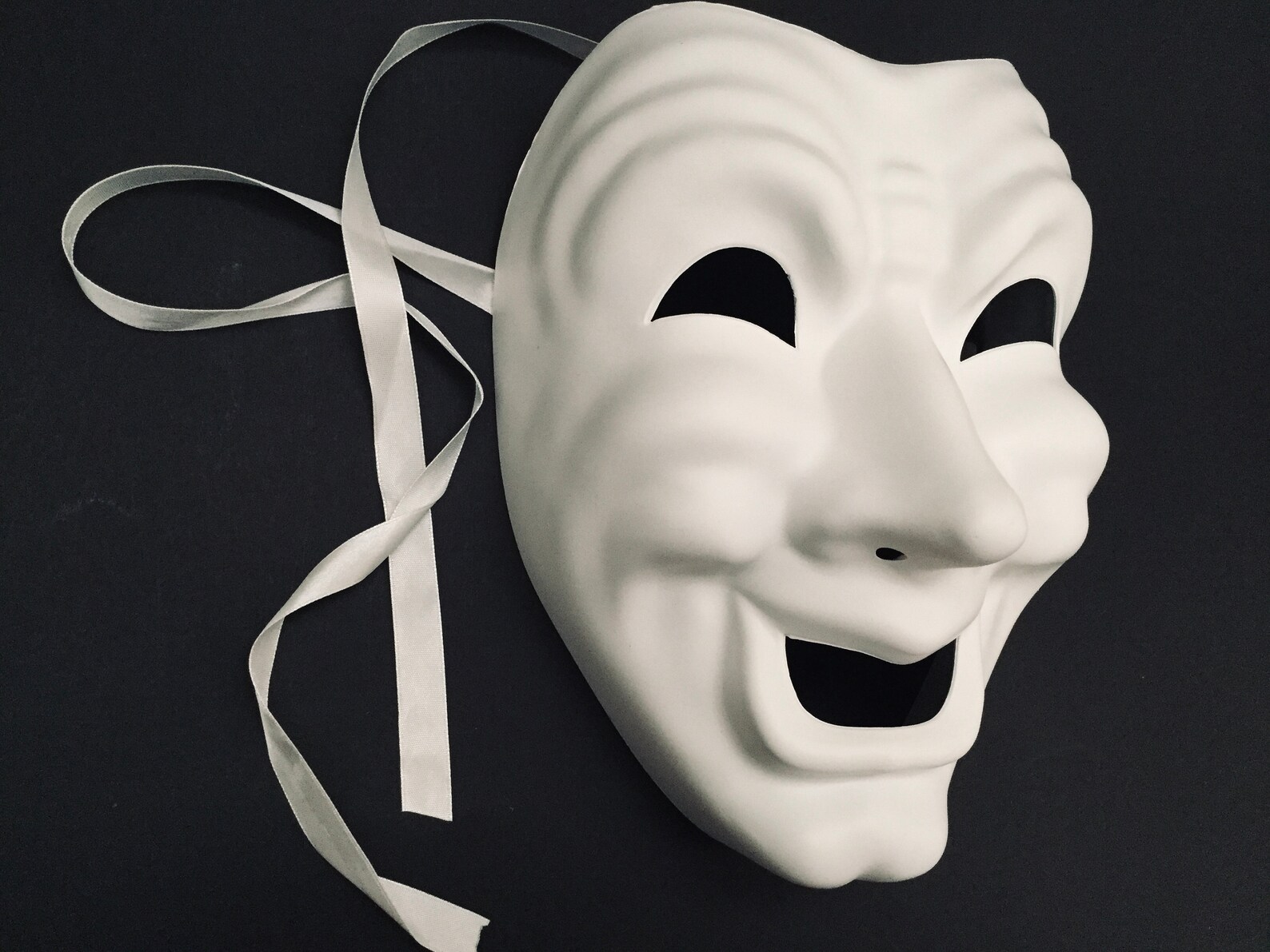 Comedy and Tragedy Masks Full Face Sad Happy Smile Face DIY Etsy