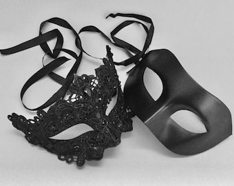 Details about   Eye Mask cottelli collection Black Venetian Lace 