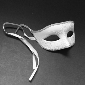 Blank Paper Pulp Craft Face Mask, DIY Masquerade Mask, Arts and Crafts  Supplies 