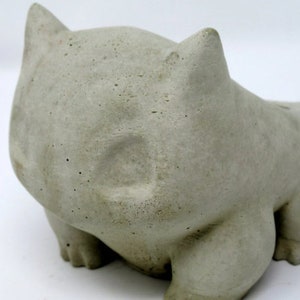 Concrete Medium Bulbasaur Planter | Office Decor | Home Decor | Succulent Modern Planter |