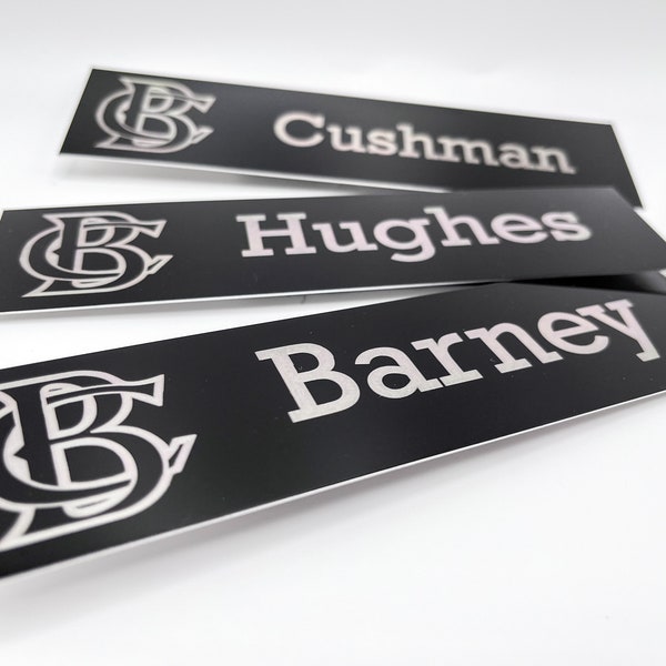 Personalized Locker Name Plates Etsy