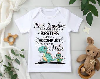 Me & Grandma Are More Than Besties – Digital Download PNG Toddler Baby Funny Shirt