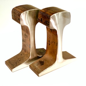 Large Railroad Track Bookends
