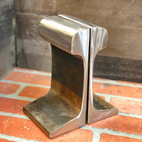 Large Railroad Track Bookends Etsy