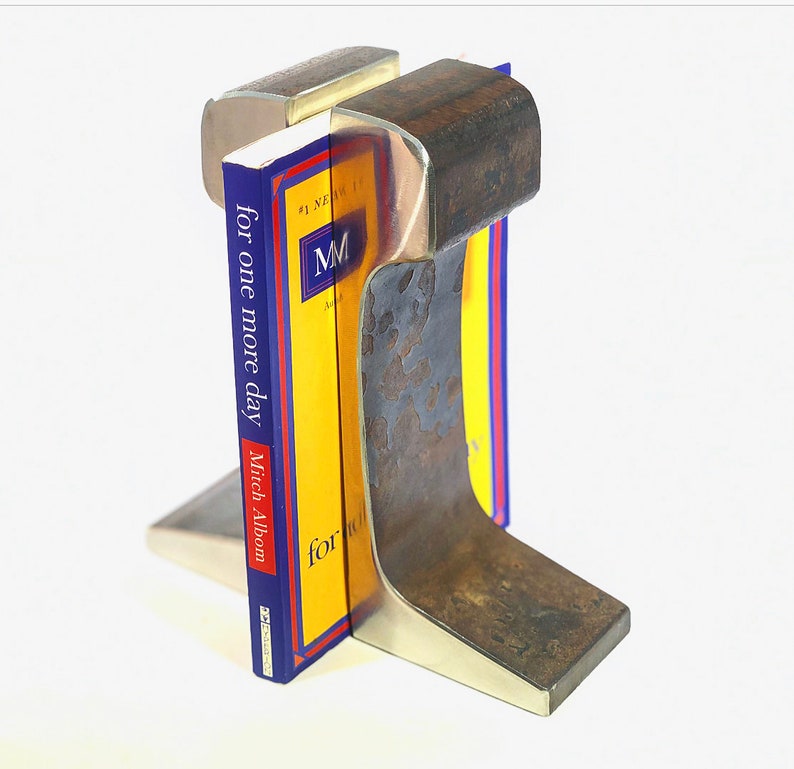 Small Antique Railroad Bookends image 4