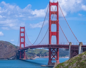 Golden Gate Bridge Instant Download for Home Decor - Iconic San Francisco Printable Wall Art - Digital Photo for Download