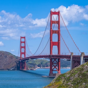 Descarga instantánea del puente Golden Gate para decoración del hogar - Arte de pared imprimible icónico de San Francisco - Foto digital para descargar