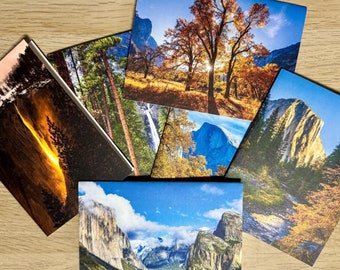 Yosemite Photo Note Cards, National Park Gift, Blank All Occasion Card Set with Envelopes, Frameable Fine Art Prints, Yosemite Gift Idea