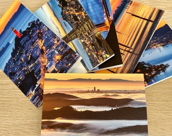 San Francisco Photo Notecards – Scenic Bay Area Greeting Cards, Iconic SF Landmark Cards, Frameable Fine Art Photography Set