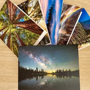 Cartes de correspondance panoramiques, cartes d'art encadrées, cartes de correspondance vierges avec enveloppes, jeu de cartes de correspondance avec de belles photos inspirantes