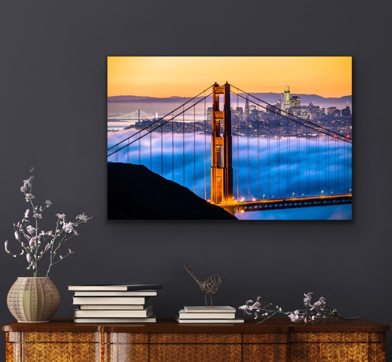 San Francisco Wall Art, Golden Gate Bridge Photo, Landscape Photography ...