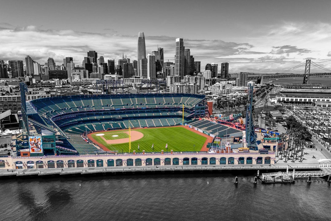 Oracle Park Fine Art Print | San Francisco Giants Stadium Wall Decor ...