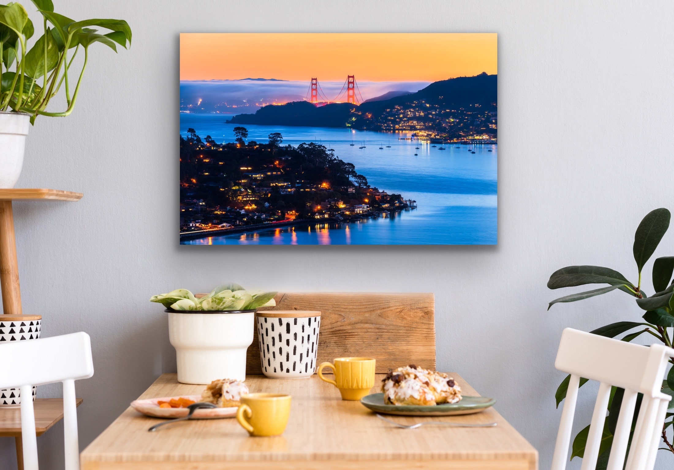 Golden Gate Bridge Wall Art Print, Sausalito, Belvedere, San