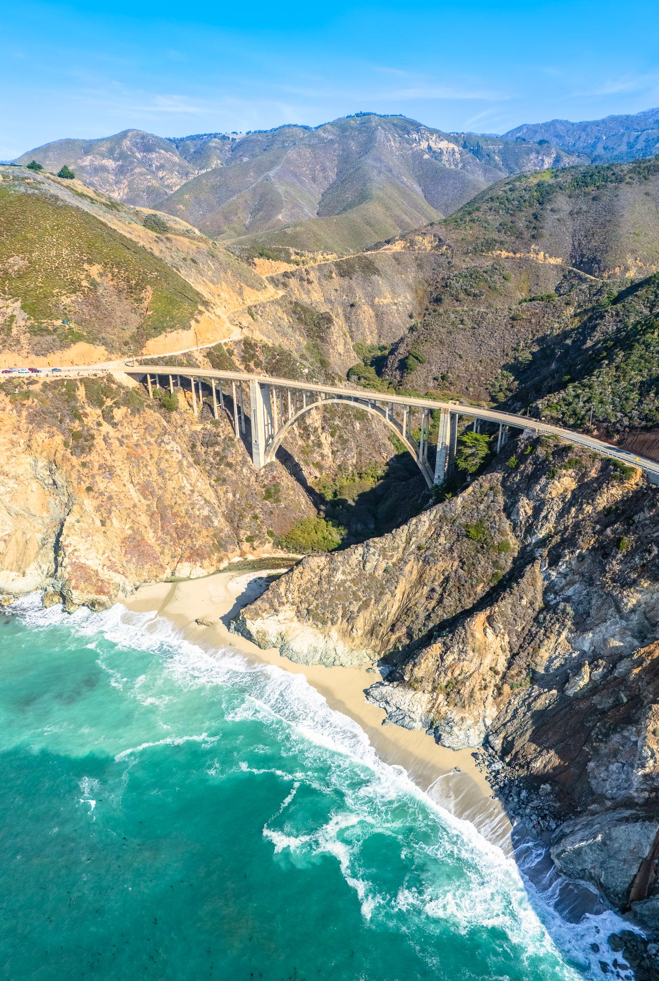 Big Sur Bixby Bridge Print, California Ocean View Wall Art, Coastal ...