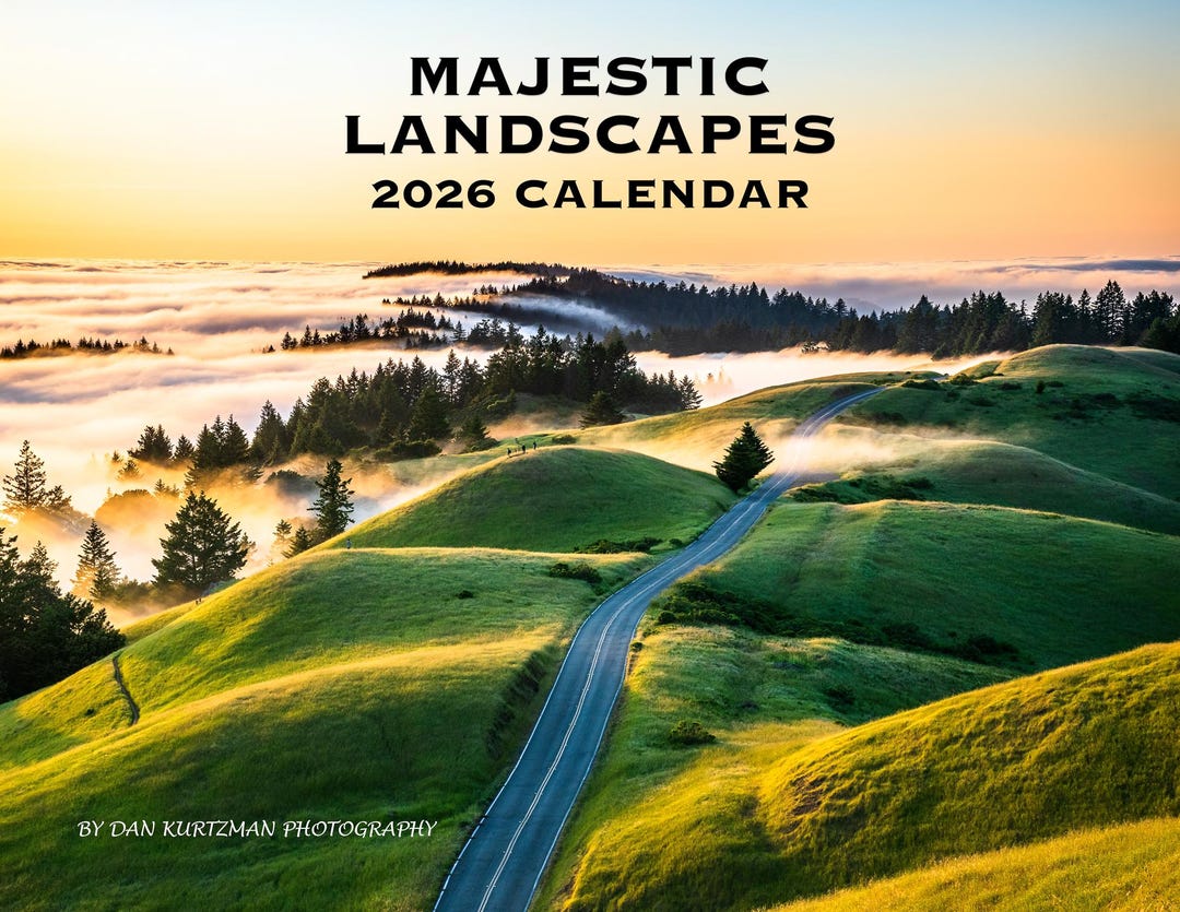 2026 Nature Landscape Photo Calendar Scenic Wall Art Gift For Travel Il 8z4n 