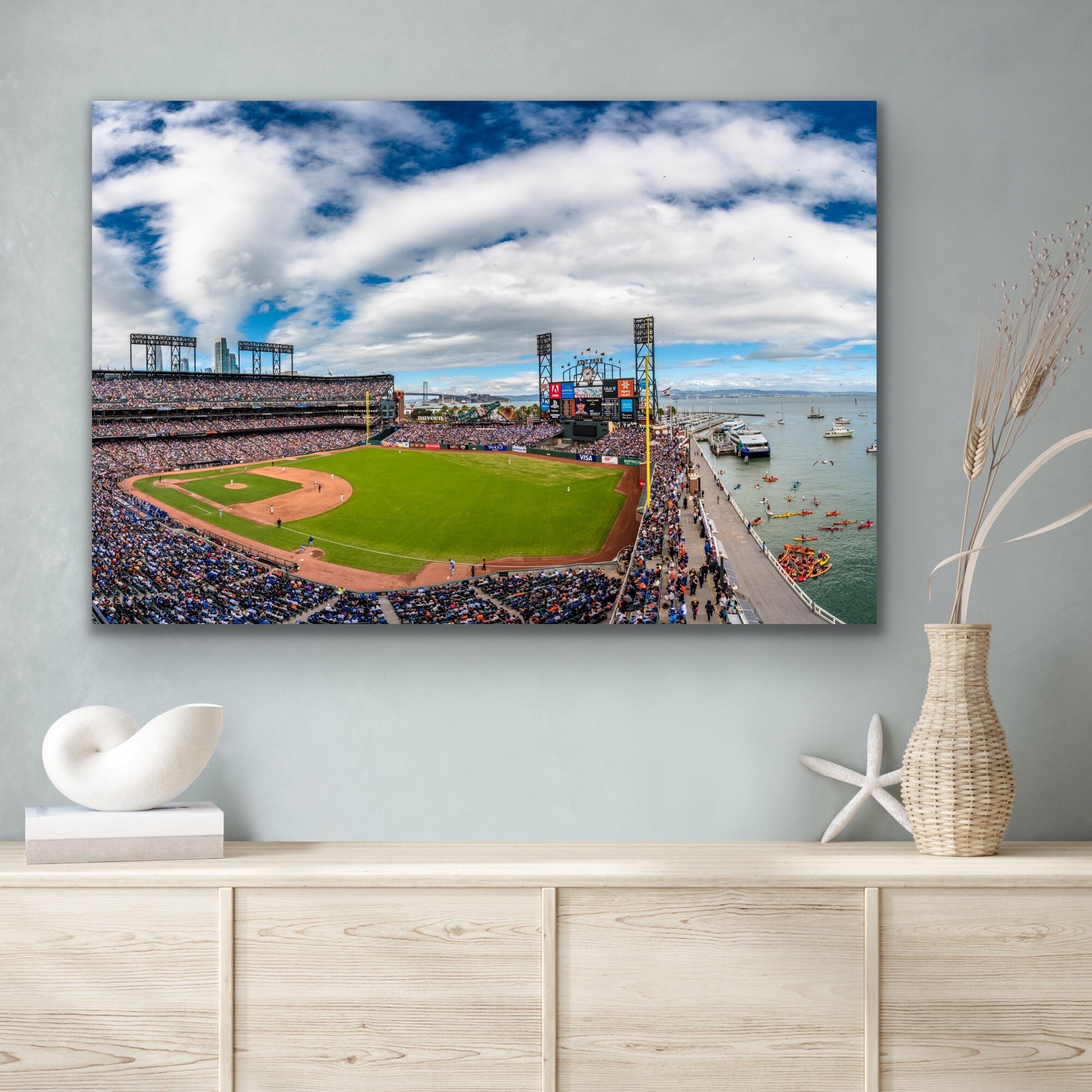Oracle Park Photo San Francisco Giants Stadium Print SF Giants Wall ...