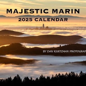 2025 Marin County Wall Calendar - Scenic San Francisco Bay Area Photos, Stunning Landscape Photography, Inspiring Nature Scenes