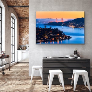 Sausalito Belvedere and the Golden Gate Bridge Marin County - Etsy