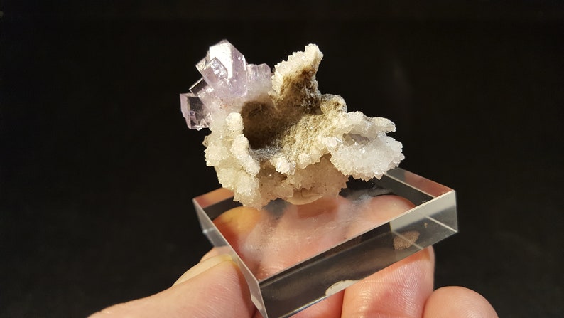 Espagne Berbes Mining Area Fluorite Fluorine Micro Quartz