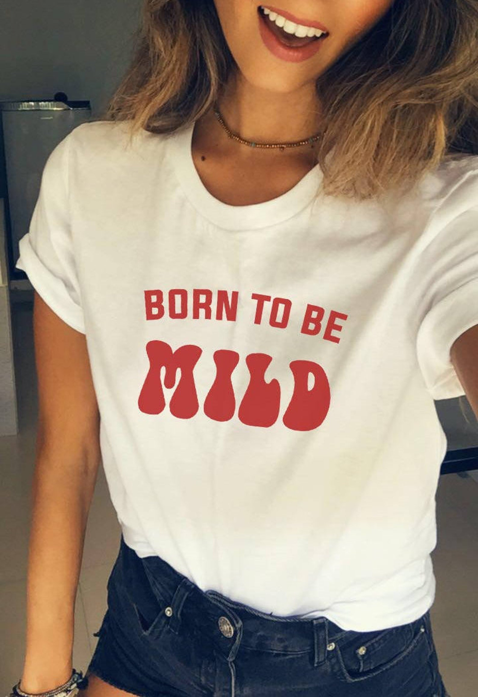 Born To Be Mild Shirt 70s Clothing 70s Tshirt Hippie | Etsy