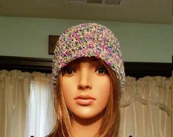 Light weight ladder ribbon beanie