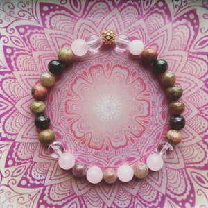 Spell Bracelet: Custom, Handmade, Beaded, Crystal Magic, Spellwork, Natural Stones, Witchy, Handmade
