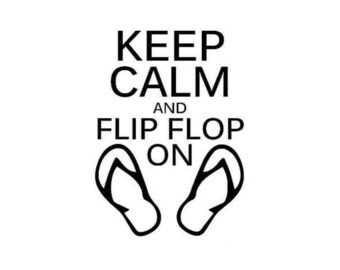 Flip flop stickers | Etsy