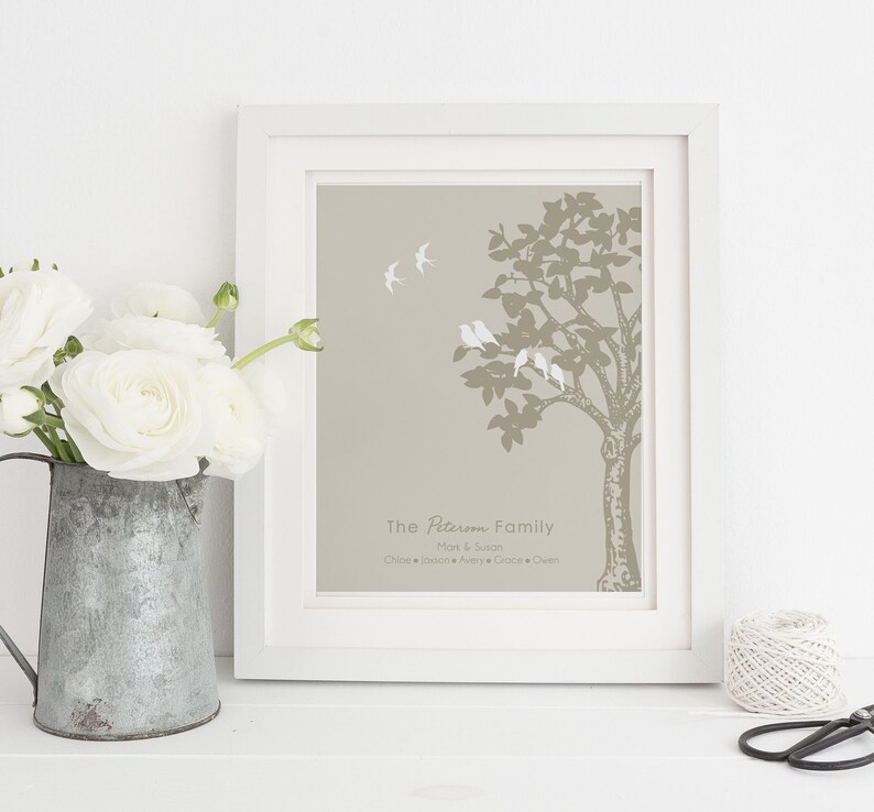 Infant Loss Gifts, Death of Child Memorial, Loss of Twins, Miscarriage Gift, Stillborn Gift, Family Tree, Stillborn Gift for Mom image 1