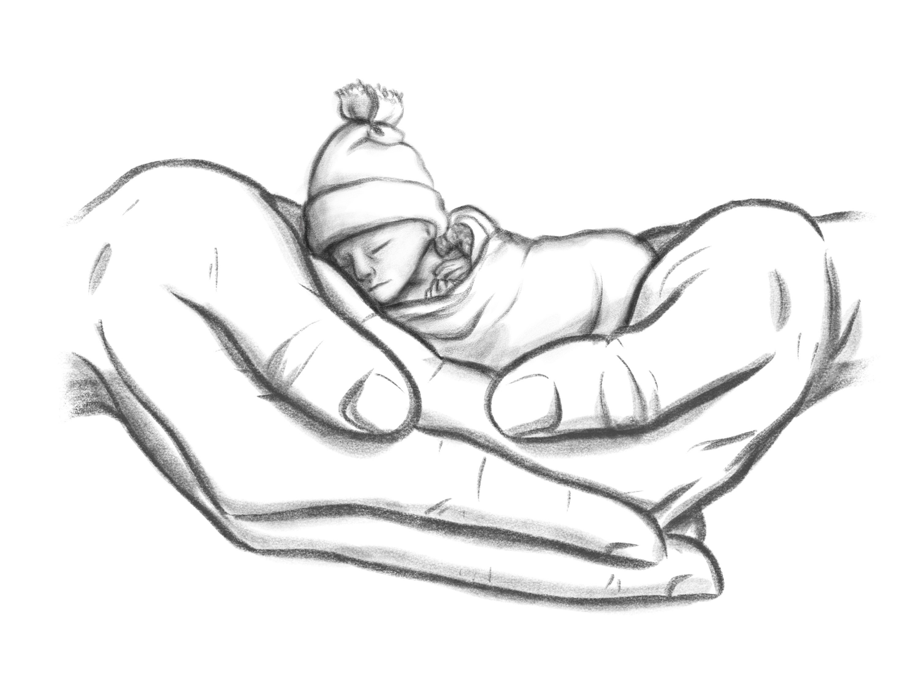 Baby Hand Sketch