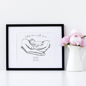 Safely Home With Jesus, Miscarriage Memorial, Infant Loss Gifts, Sympathy Gift, Stillborn, Stillbirth, A Beautiful Remembrance image 2