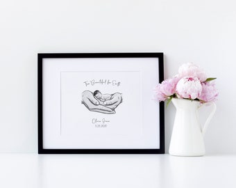 Too Beautiful for Earth, Asian Baby,  Miscarriage Memorial, Infant Loss Gifts, Sympathy Gift, Baby Memorial Sign, Stillborn, Stillbirth