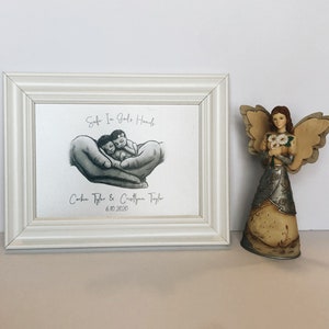 Twin Loss, Miscarriage Memorial, Infant Loss Gifts, Sympathy Gift, Baby Memorial Sign, Stillborn, Stillbirth, A Beautiful Remembrance image 9