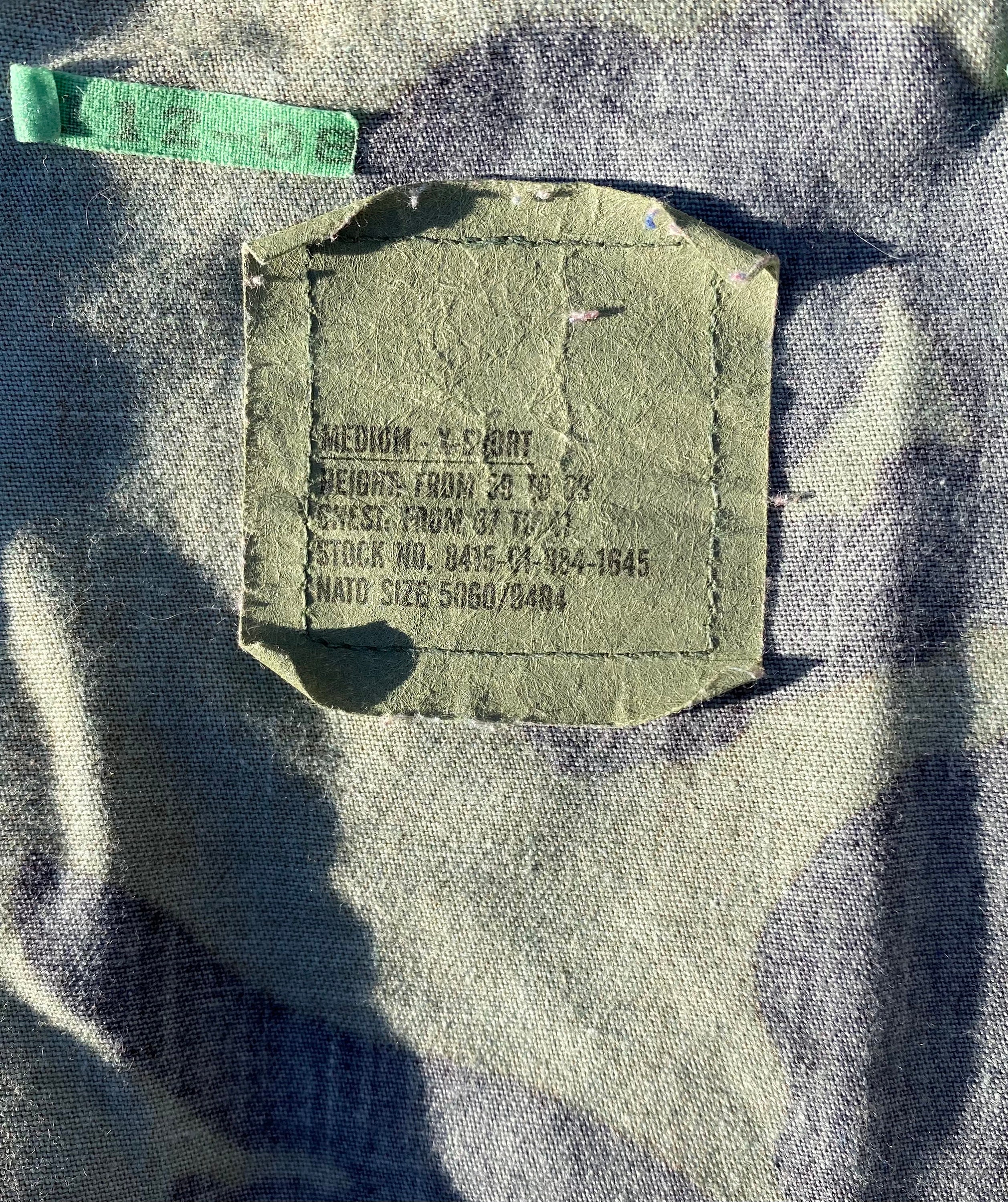 Vintage 1984 Army Jacket Camo Green Military Field Jacket - Etsy